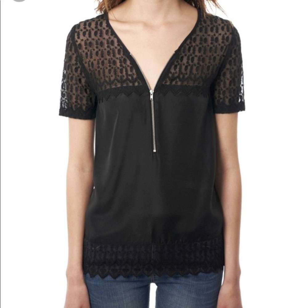 The Kooples Skull Lace Top - XS